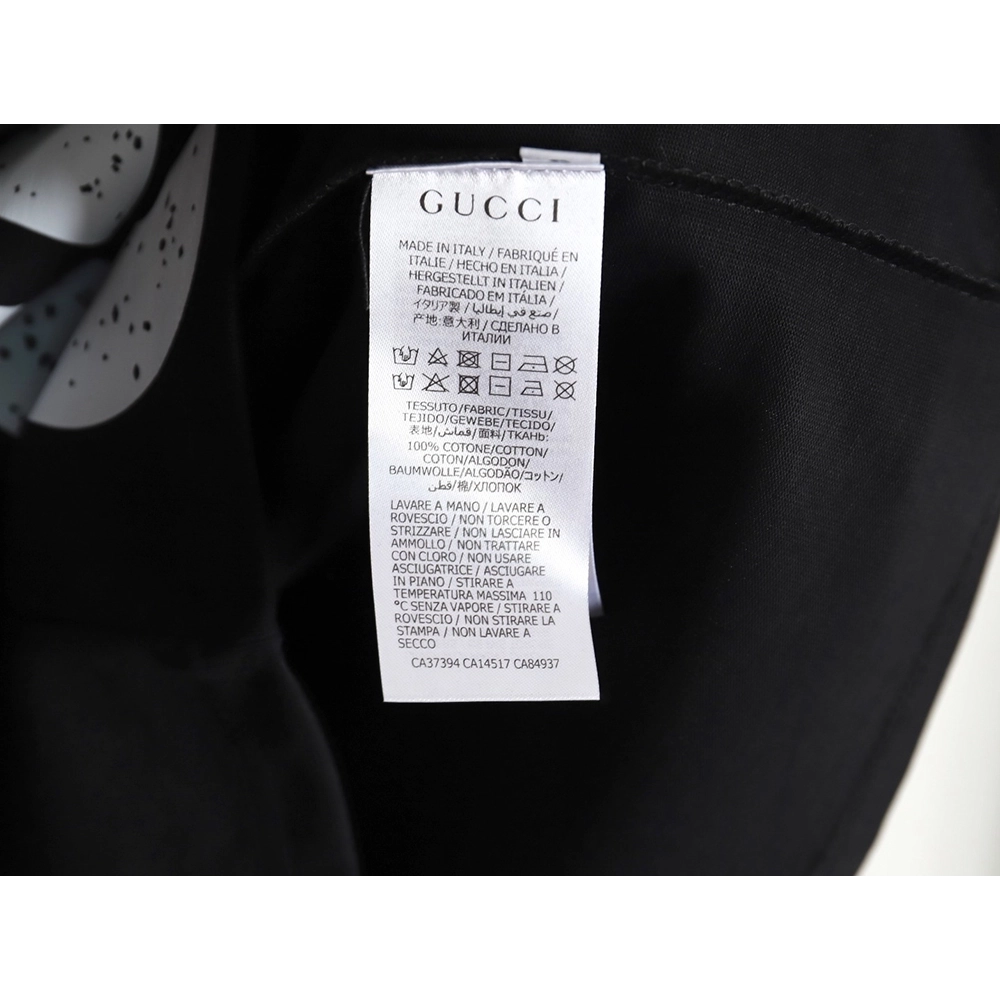 Reps Gucci 24SS hem letter short-sleeved T-shirt,All order with free shipping Reps Gucci