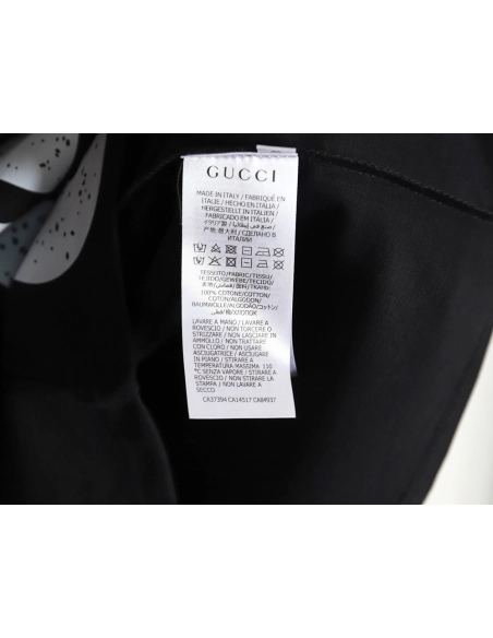 Reps Gucci 24SS hem letter short-sleeved T-shirt,All order with free shipping Reps Gucci