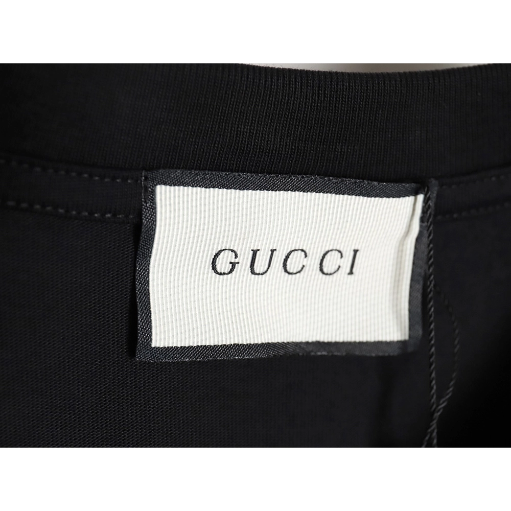 Reps Gucci 24SS hem letter short-sleeved T-shirt,All order with free shipping Reps Gucci