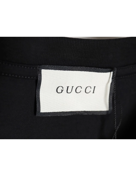 Reps Gucci 24SS hem letter short-sleeved T-shirt,All order with free shipping Reps Gucci