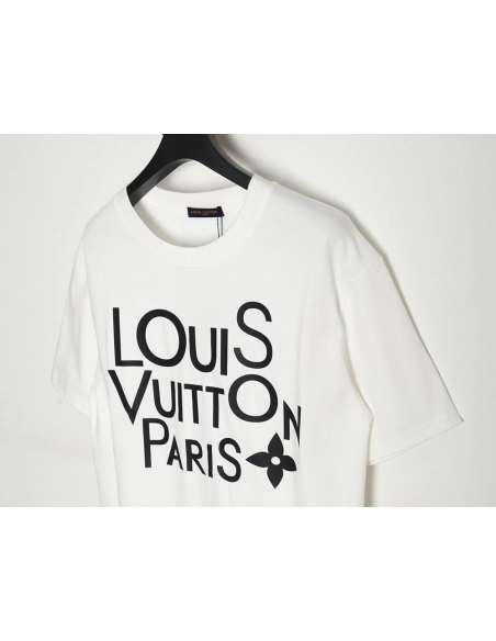 Reps Louis Vuitton LV 23SS large letter short-sleeved T-shirt,All order with free shipping Reps Louis Vuitton