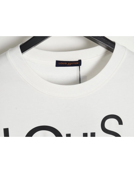 Reps Louis Vuitton LV 23SS large letter short-sleeved T-shirt,All order with free shipping Reps Louis Vuitton