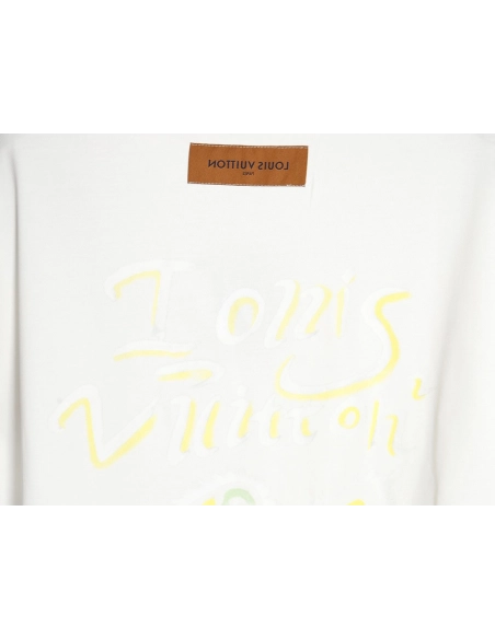 Reps Louis Vuitton LV 23SS Graffiti Duck Short Sleeve T-Shirt,All order with free shipping Reps Louis Vuitton