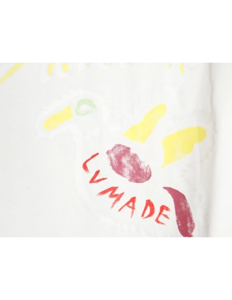 Reps Louis Vuitton LV 23SS Graffiti Duck Short Sleeve T-Shirt,All order with free shipping Reps Louis Vuitton