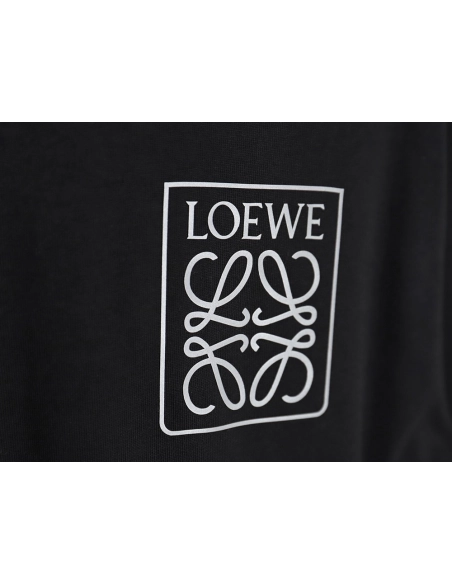 Loewe 23SS three-dimensional embossed four-leaf clover short-sleeved T-shirt TSK1,All order with free shipping Loewe