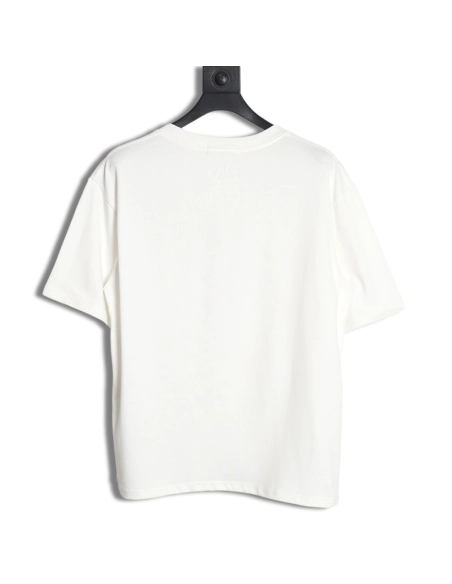 Loewe 23SS three-dimensional embossed four-leaf clover short-sleeved T-shirt,All order with free shipping Loewe