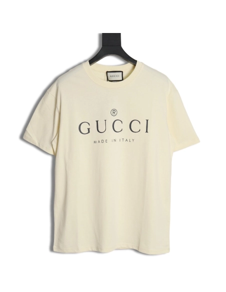 Reps Gucci 23SS simple LOGO short-sleeved T-shirt,All order with free shipping Reps Gucci