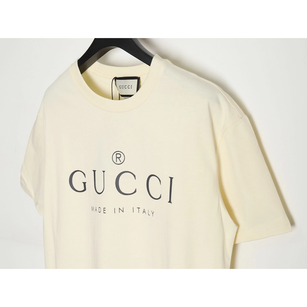 Reps Gucci 23SS simple LOGO short-sleeved T-shirt,All order with free shipping Reps Gucci