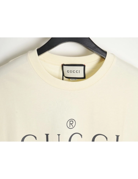 Reps Gucci 23SS simple LOGO short-sleeved T-shirt,All order with free shipping Reps Gucci