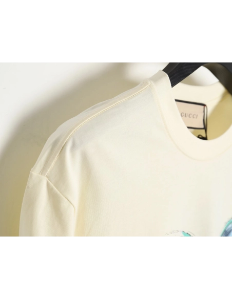 Reps Gucci 24 Year of the Dragon series bow short-sleeved T-shirt,All order with free shipping Reps Gucci