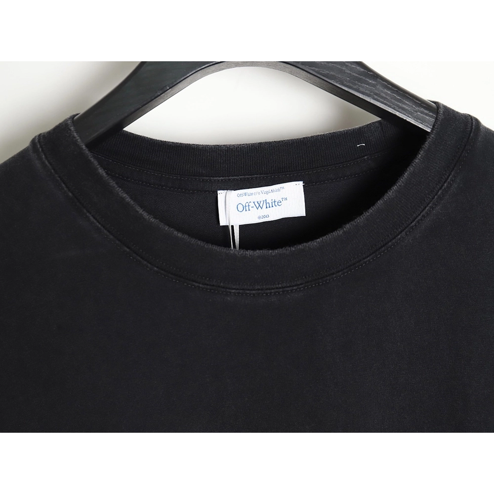 Off-White 24ss dragon pattern washed T-shirt,All order with free shipping Off White