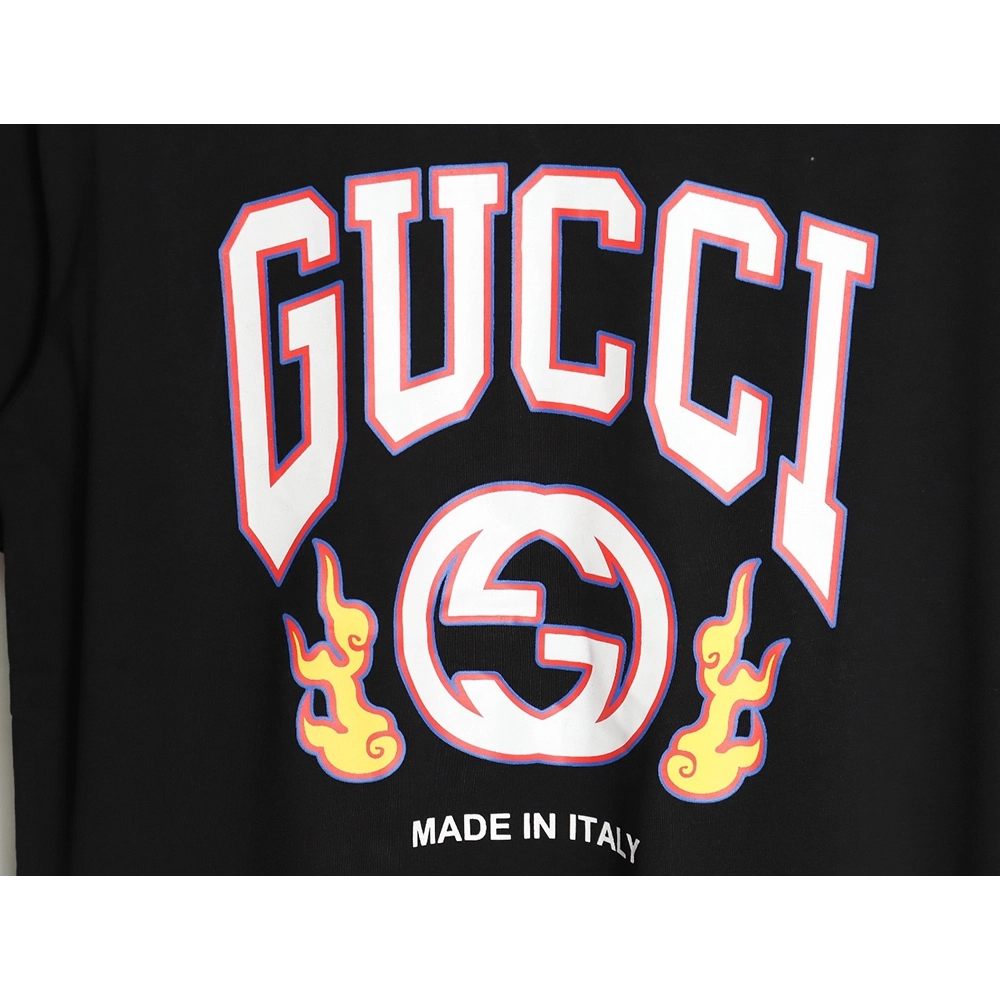 Reps Gucci dragon print contrast print t-shirt TSK1,All order with free shipping Reps Gucci