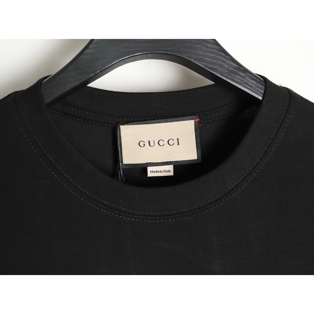 Reps Gucci dragon print contrast print t-shirt TSK1,All order with free shipping Reps Gucci