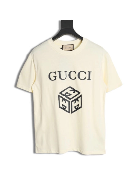 Reps Gucci 24ss three-dimensional block print T-shirt,All order with free shipping Reps Gucci