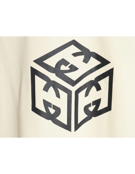 Reps Gucci 24ss three-dimensional block print T-shirt,All order with free shipping Reps Gucci