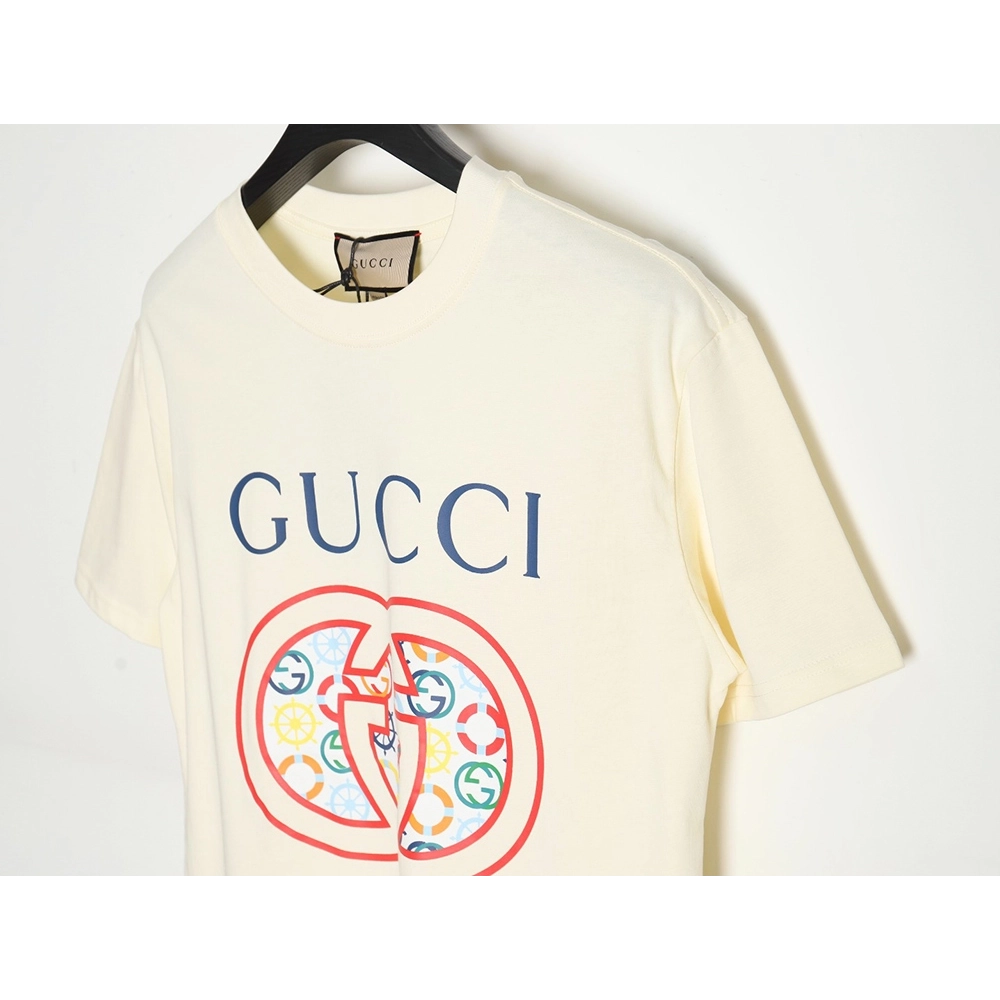 Reps Gucci letter logo print couple T-shirt,All order with free shipping Reps Gucci