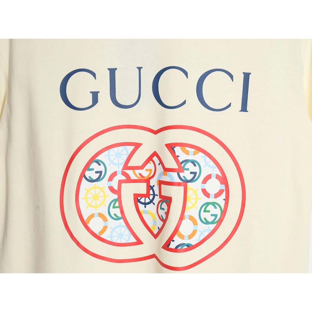 Reps Gucci letter logo print couple T-shirt,All order with free shipping Reps Gucci