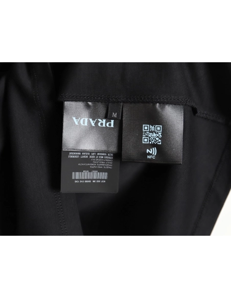 Prada 24ss triangle logo T-shirt,All order with free shipping Prada