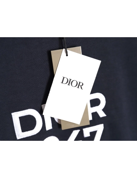 Dior 24SS 1947 embroidered T-shirt,All order with free shipping Dior