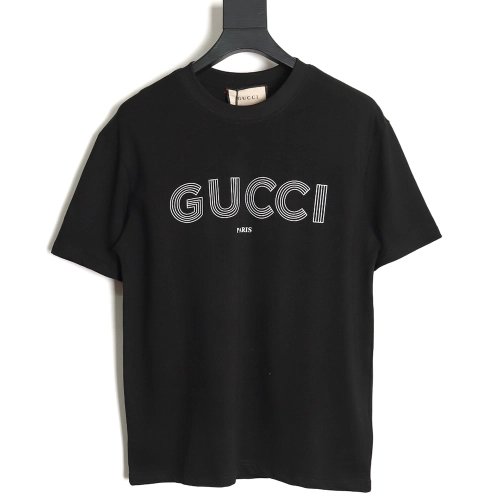 Reps Gucci printed simple T-shirt TSK1,All order with free shipping Reps Gucci