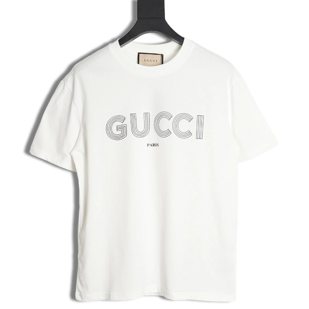 Reps Gucci printed simple T-shirt,All order with free shipping Reps Gucci