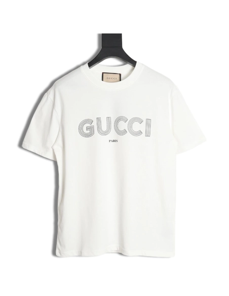 Reps Gucci printed simple T-shirt,All order with free shipping Reps Gucci