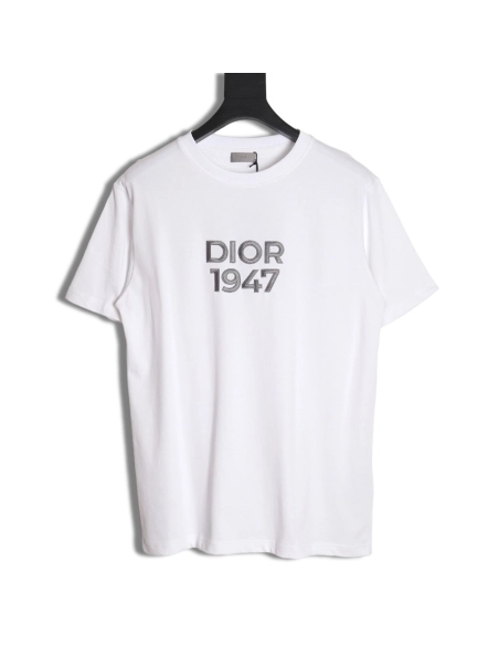 Dior 24SS 1947 embroidered T-shirt,All order with free shipping Dior