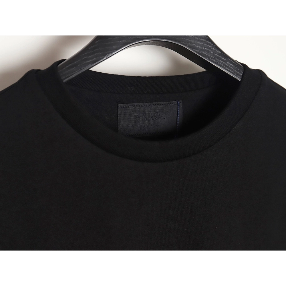 Prada 24SS triangle logo laminated T-shirt TSK1,All order with free shipping Prada