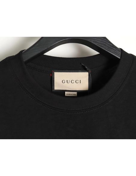 Reps Gucci early spring new rivet logo round neck t-shirt TSK1,All order with free shipping Reps Gucci