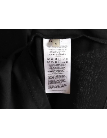 Reps Gucci early spring new rivet logo round neck t-shirt TSK1,All order with free shipping Reps Gucci