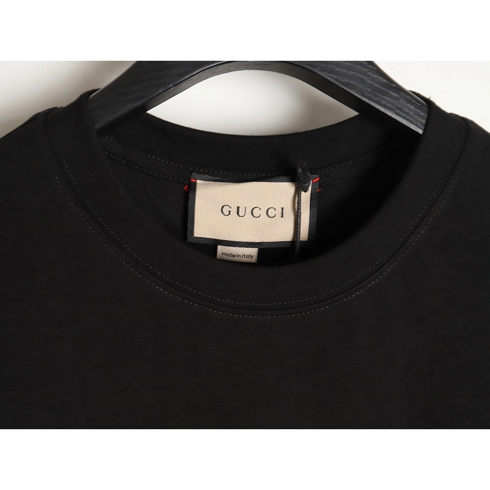 Reps Gucci classic rainbow logo wide T-shirt TSK1,All order with free shipping Reps Gucci