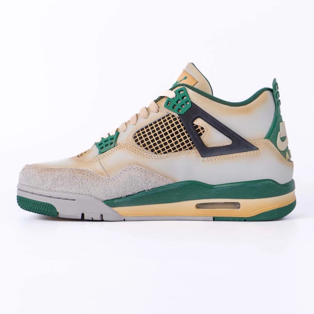Custom Air Jordan 4 Sail Green DC7770 106,AIR JORDAN 4,Air Jordan