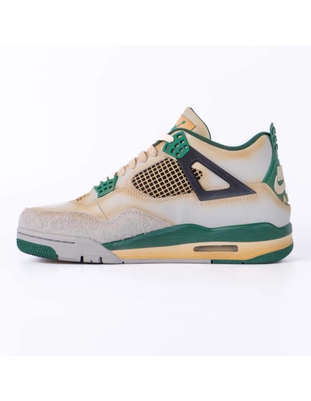 Custom Air Jordan 4 Sail Green DC7770 106,AIR JORDAN 4,Air Jordan