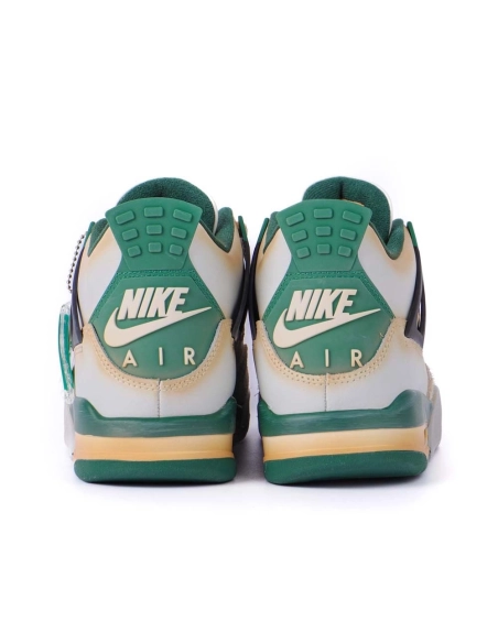 Custom Air Jordan 4 Sail Green DC7770 106,AIR JORDAN 4,Air Jordan