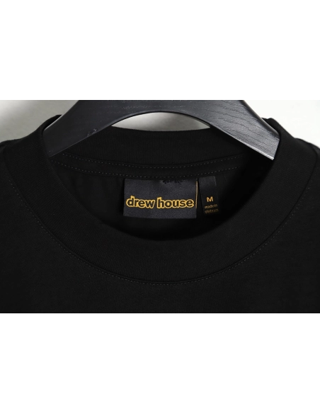 Drew House Smiley Embroidered Short Sleeve T-Shirt TSK1,All order with free shipping drew house
