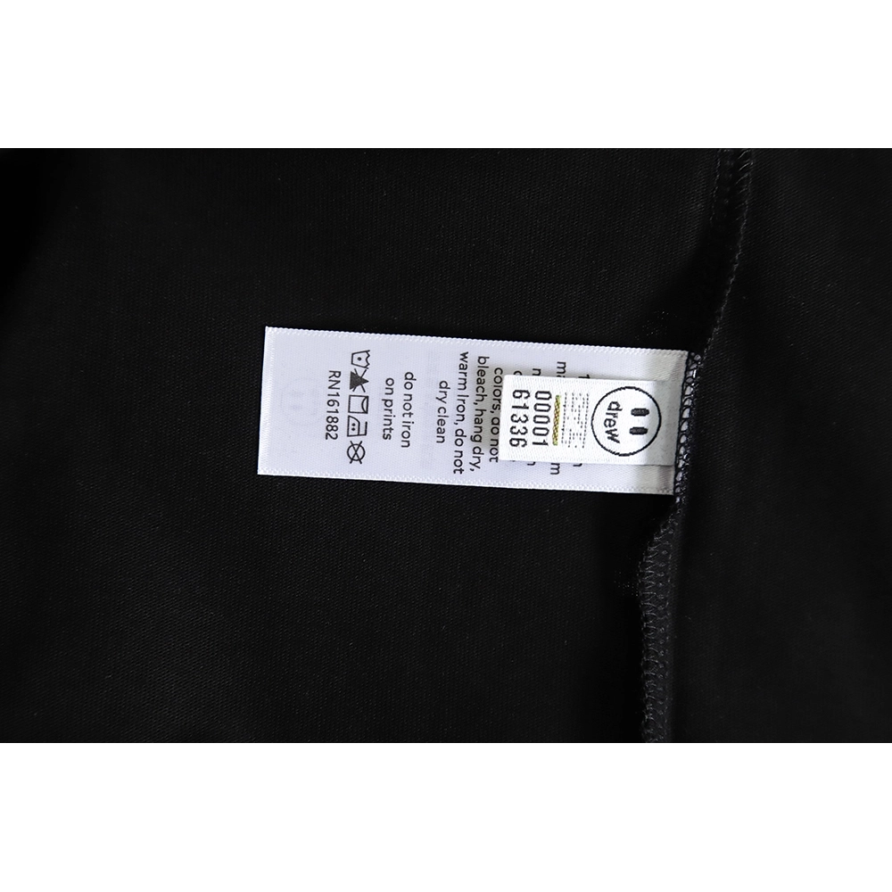 Drew House Smiley Embroidered Short Sleeve T-Shirt TSK1,All order with free shipping drew house