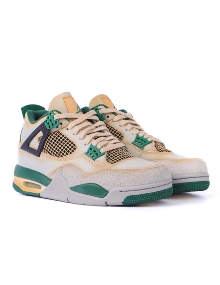 Custom Air Jordan 4 Sail Green DC7770 106,AIR JORDAN 4,Air Jordan
