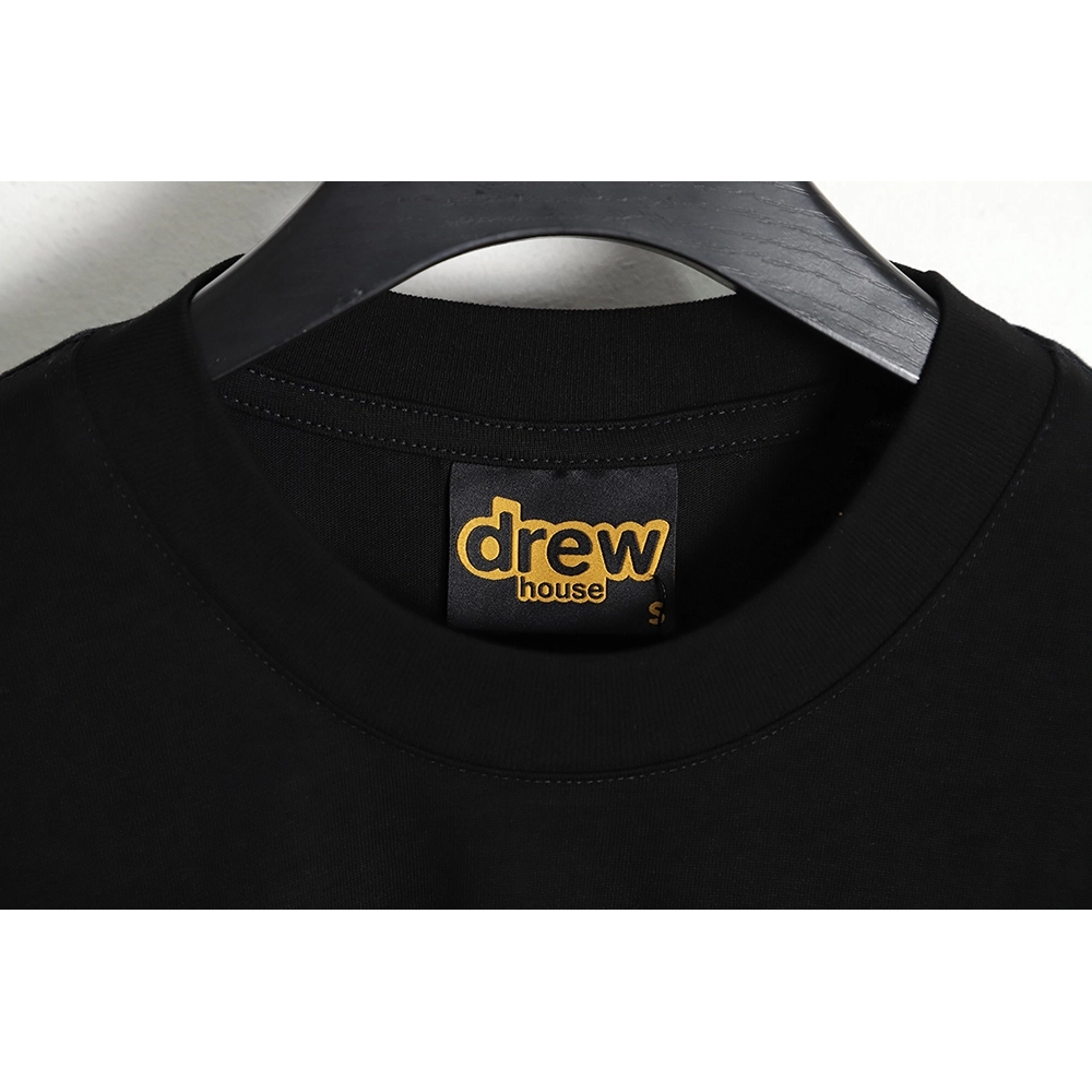 Drew house pocket print small label smiley short-sleeved T-shirt TSK1,All order with free shipping drew house