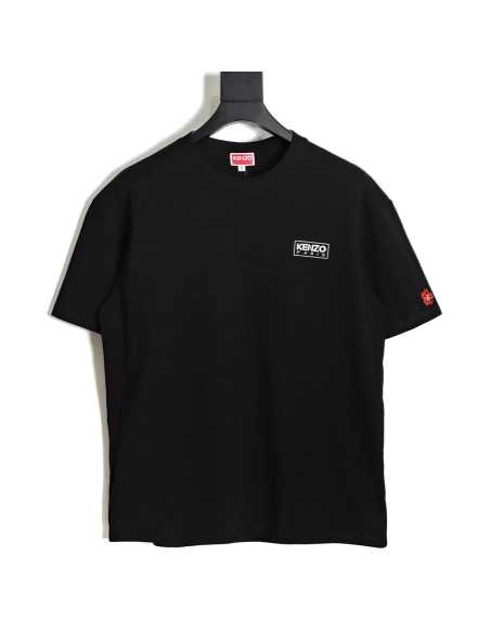 KENZO x NIGO joint block letter print embroidery short-sleeved T-shirt TSK1,All order with free shipping Kenzo