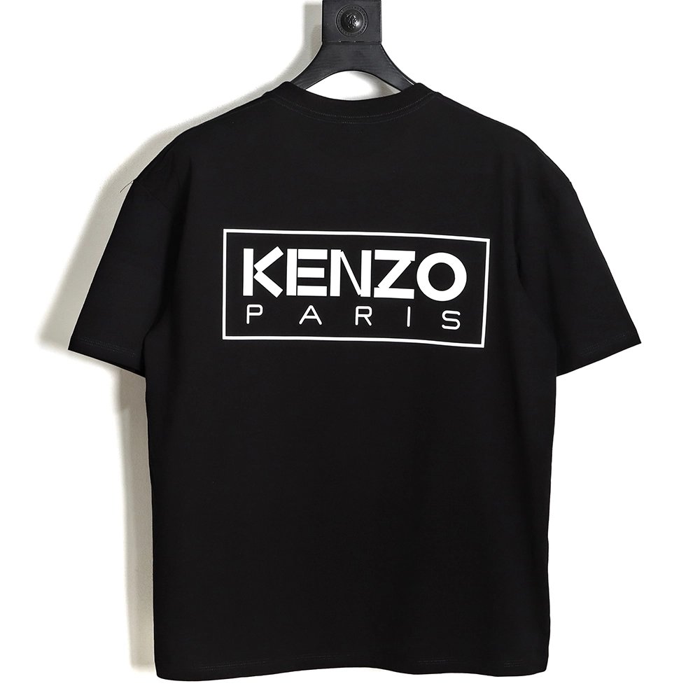 KENZO x NIGO joint block letter print embroidery short-sleeved T-shirt TSK1,All order with free shipping Kenzo