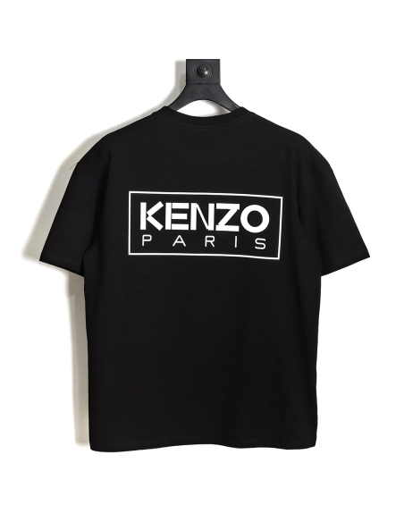 KENZO x NIGO joint block letter print embroidery short-sleeved T-shirt TSK1,All order with free shipping Kenzo