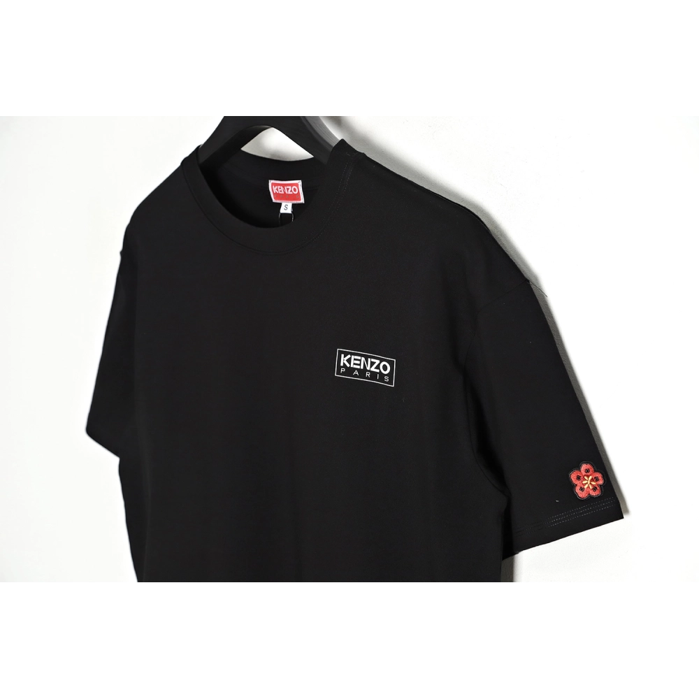KENZO x NIGO joint block letter print embroidery short-sleeved T-shirt TSK1,All order with free shipping Kenzo