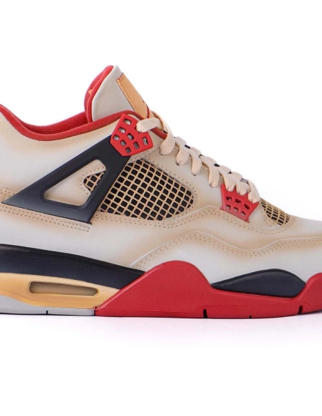 Custom Air Jordan 4 Fire Red AQ9129 105,AIR JORDAN 4,Air Jordan