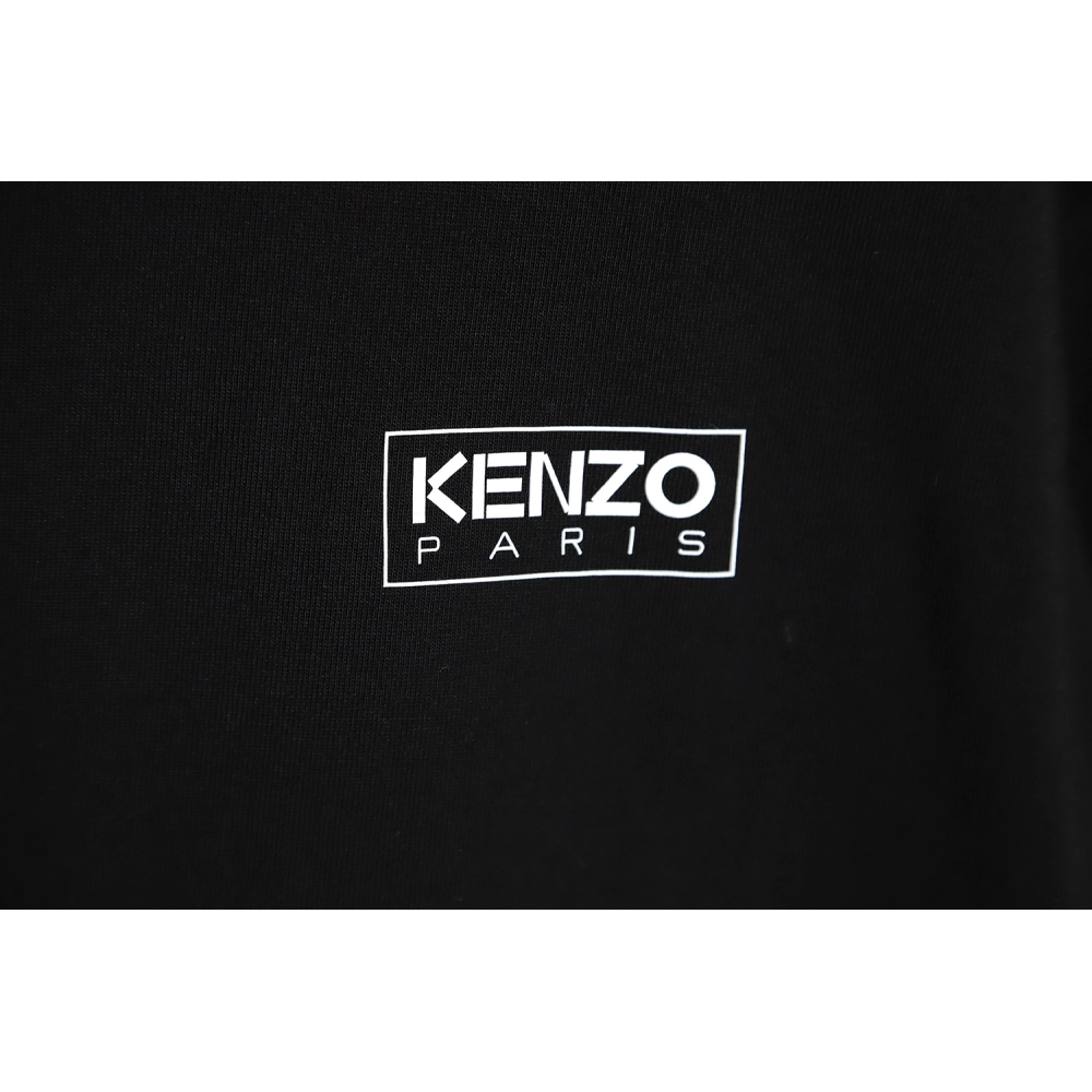 KENZO x NIGO joint block letter print embroidery short-sleeved T-shirt TSK1,All order with free shipping Kenzo