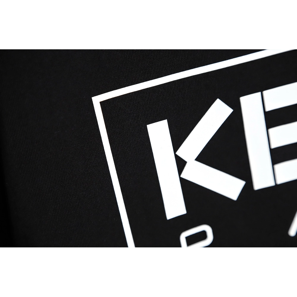 KENZO x NIGO joint block letter print embroidery short-sleeved T-shirt TSK1,All order with free shipping Kenzo