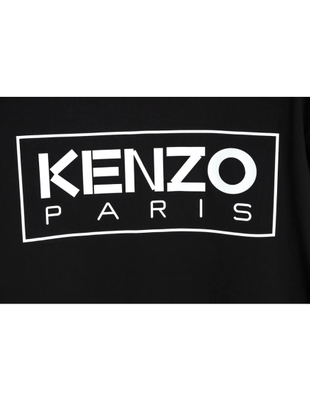 KENZO x NIGO joint block letter print embroidery short-sleeved T-shirt TSK1,All order with free shipping Kenzo