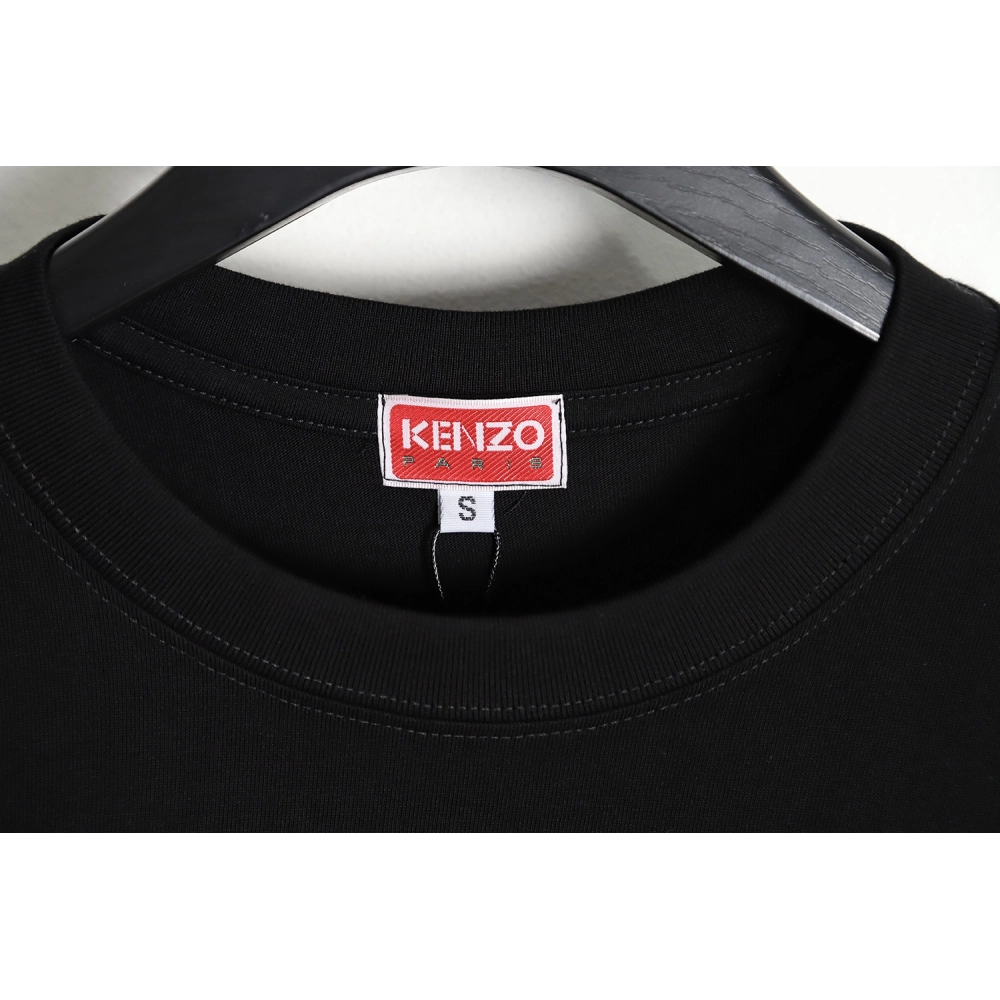 KENZO x NIGO joint block letter print embroidery short-sleeved T-shirt TSK1,All order with free shipping Kenzo