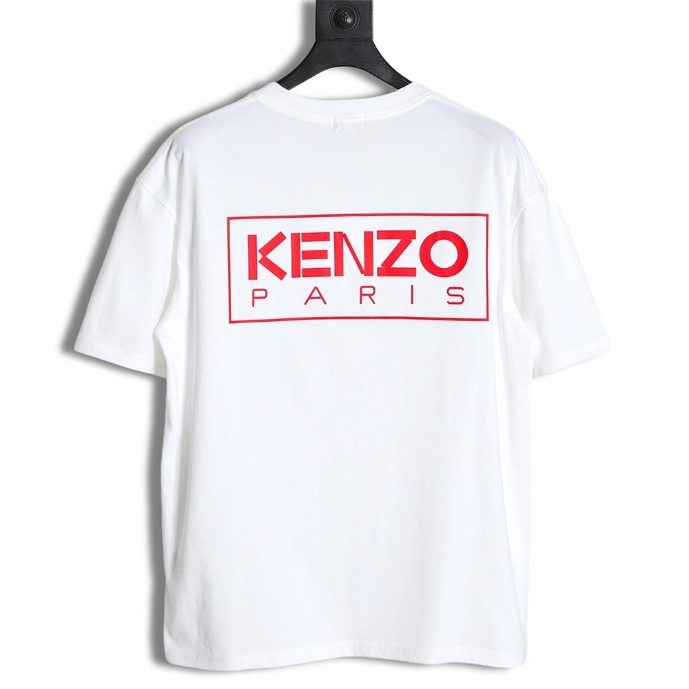 KENZO x NIGO joint block letter print embroidery short-sleeved T-shirt,All order with free shipping Kenzo
