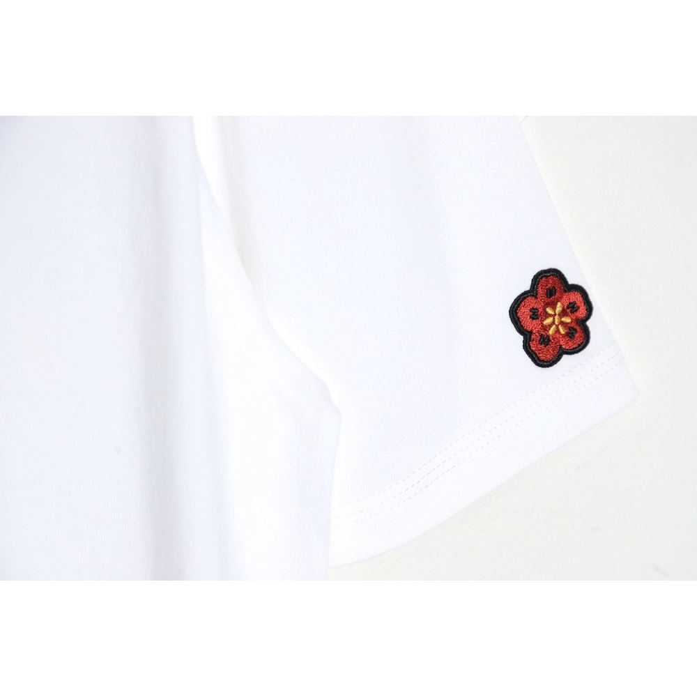KENZO x NIGO joint block letter print embroidery short-sleeved T-shirt,All order with free shipping Kenzo