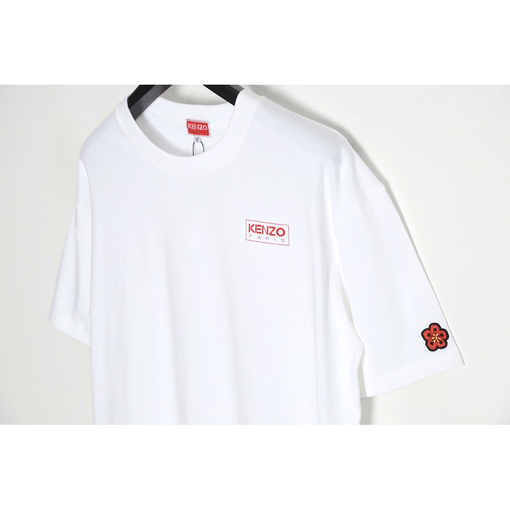 KENZO x NIGO joint block letter print embroidery short-sleeved T-shirt,All order with free shipping Kenzo